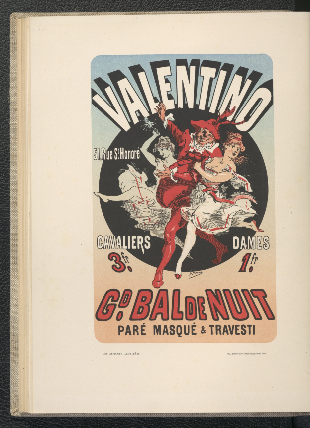 Ein Buchumschlag mit einem Valentins-Tag-Plakat, das einen Mann in einem roten Anzug und eine Frau in einem pinken Kleid zeigt, die beide lächeln, vor einem hellrosa Hintergrund mit der Schrift 'Valentins-Tag' in fetter schwarzer Schrift.