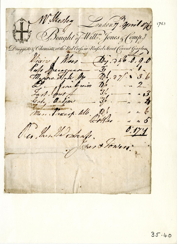 Handschriftlicher Vertragsentwurf von William Jones zum Verkauf auf altem, gelbem Papier mit lesbarer Schrift, wahrscheinlich ein rechtliches Dokument zur Veräußerung von Testamenten.