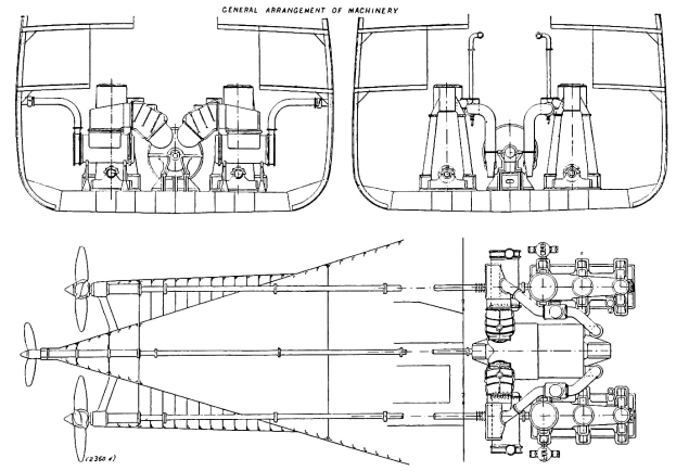 Ausführliches technisches Detail eines kleinen Flugzeugmotors mit sichtbaren Kolben, Ventilen und anderen Komponenten, beschriftet für Bildungszwecke.
